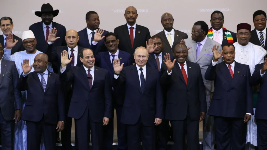 PUTIN AFRICAN LEADERS