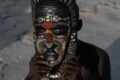 a person wearing a mask