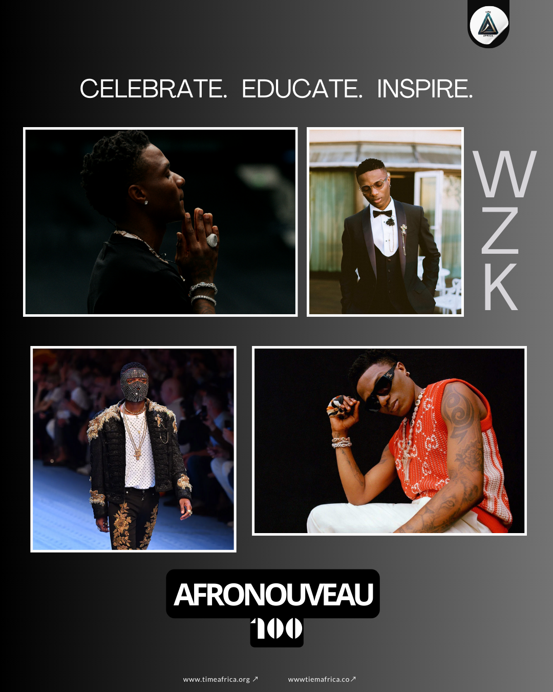 Wizkid AfroNouveau100 Time Africa Network
