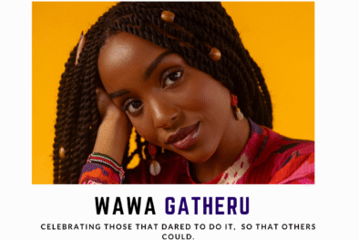 alt="Wawa Gatheru climate justice leader AfroNouVeau