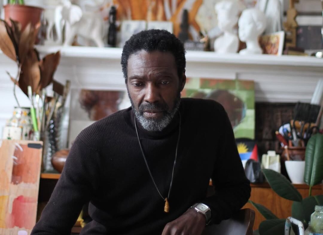 alt="Alvin Kofi AfroNouveau portrait painting depicting Black British identity"