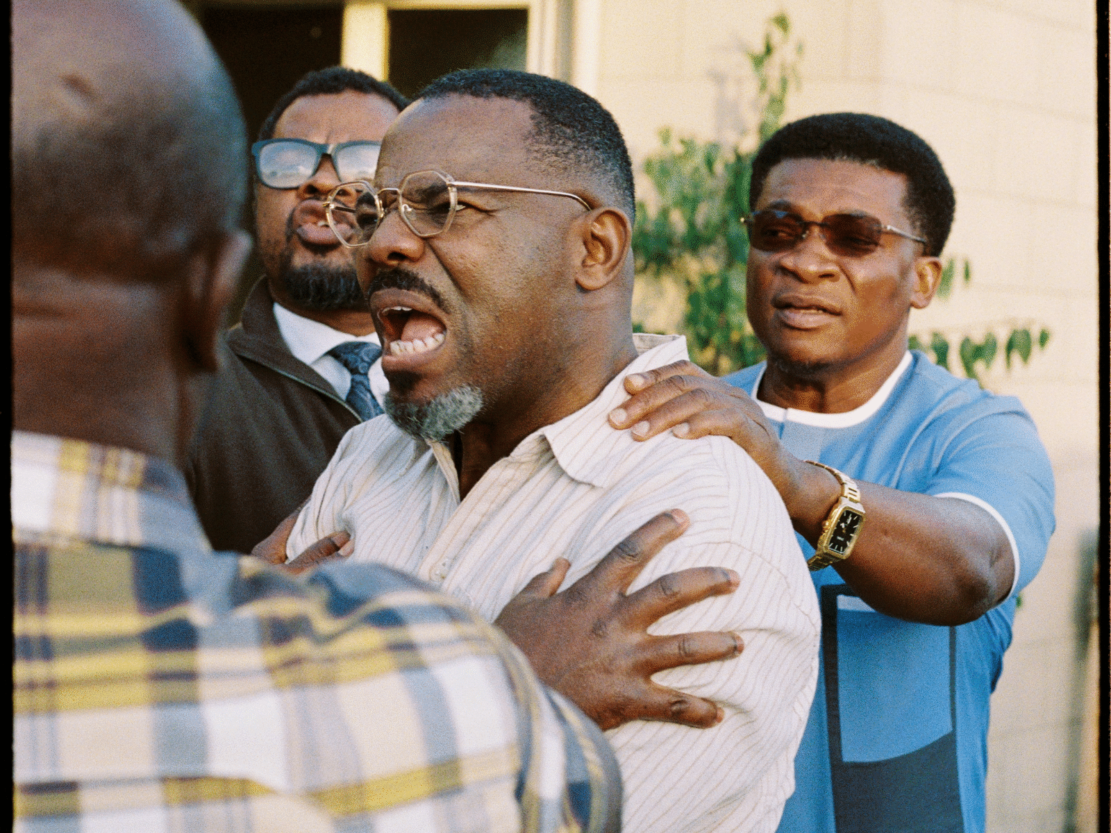 Okey Bakassi (Azubuike) Emeka Obioha (Gideon) Ben Oji (Church Member) Photographer John. M Tubera Okey Bakassi (Azubuike) Emeka Obioha (Gideon) Ben Oji (Church Member) Photographer John. M Tubera