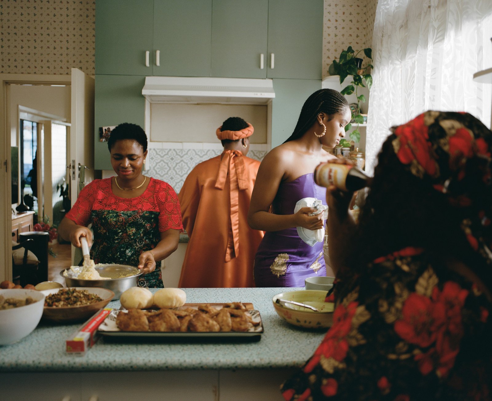 Ifeoma Aniefuna (Faith) Chideraa Obani (Chiamara) Nnenwogo Miracle Okereke (Nneka) —PHOTOGRAPHER: John. M Tubera Time Africa AfroNouveau