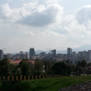 Addis Ababa skyline, the city where the Ethiopia gold refinery opened