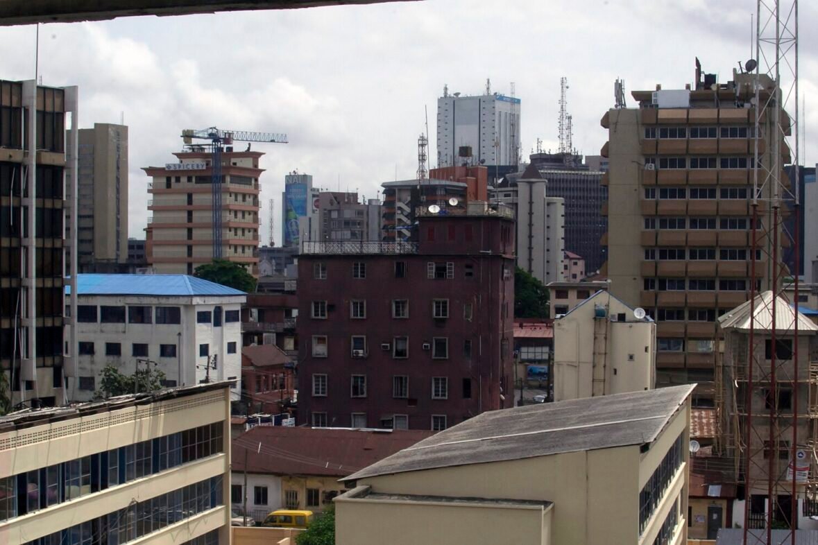 Lagos Island skyline seen from City Hall, a hub for African startup funding