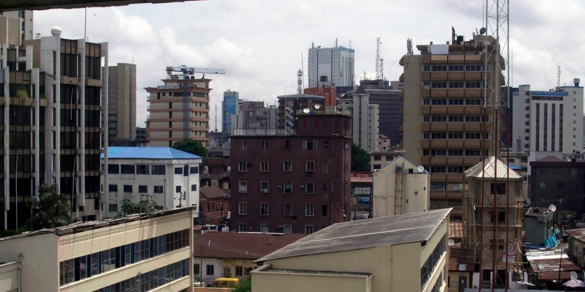 Lagos Island skyline seen from City Hall, a hub for African startup funding