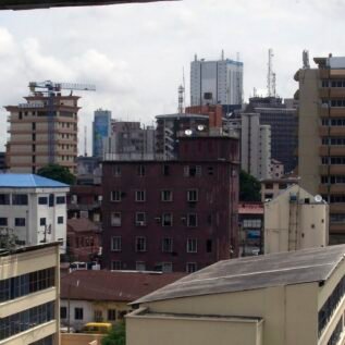 Lagos Island skyline seen from City Hall, a hub for African startup funding
